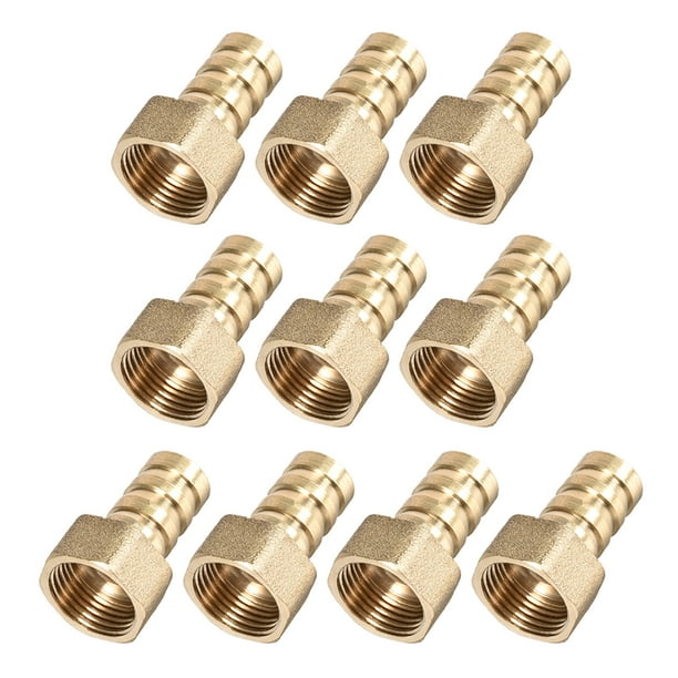 Pipe Fittings Brass Barb Hose Fitting Connector Adapter 12mm Barbed x G3/8 Male Pipe 4pcs Pipe Fittings Brass Barb Hose Fitting Connector Adapter 12mm Barbed x G3/8 Male Pipe 4pcs